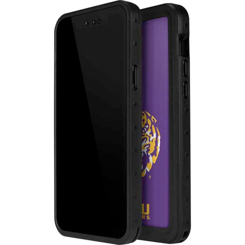 LSU Purple Tiger Mascot iPhone 15 Plus Waterproof Case